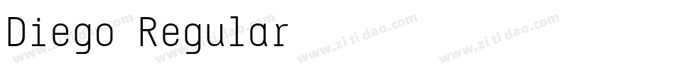 Diego Regular字体转换